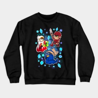 It began with a crystal Crewneck Sweatshirt